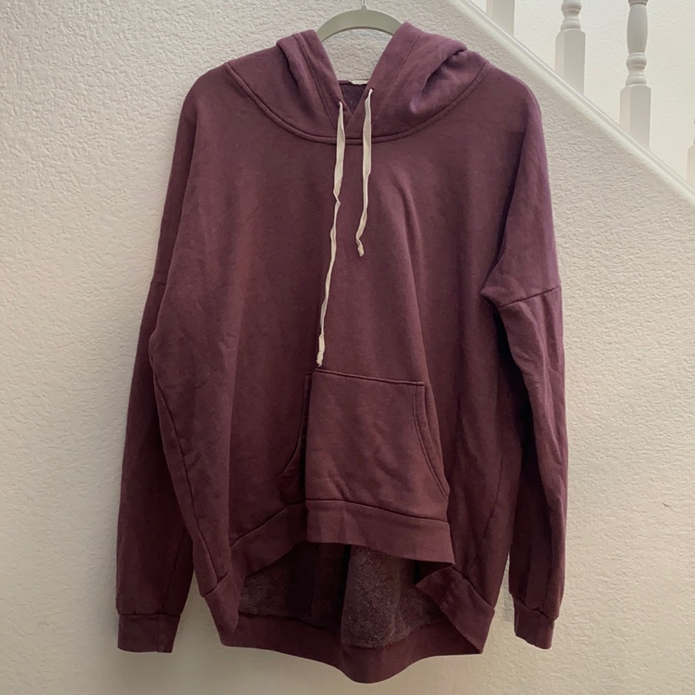 JOHN GALT X BRANDY MELVILLE Oversized Hoodie Plum